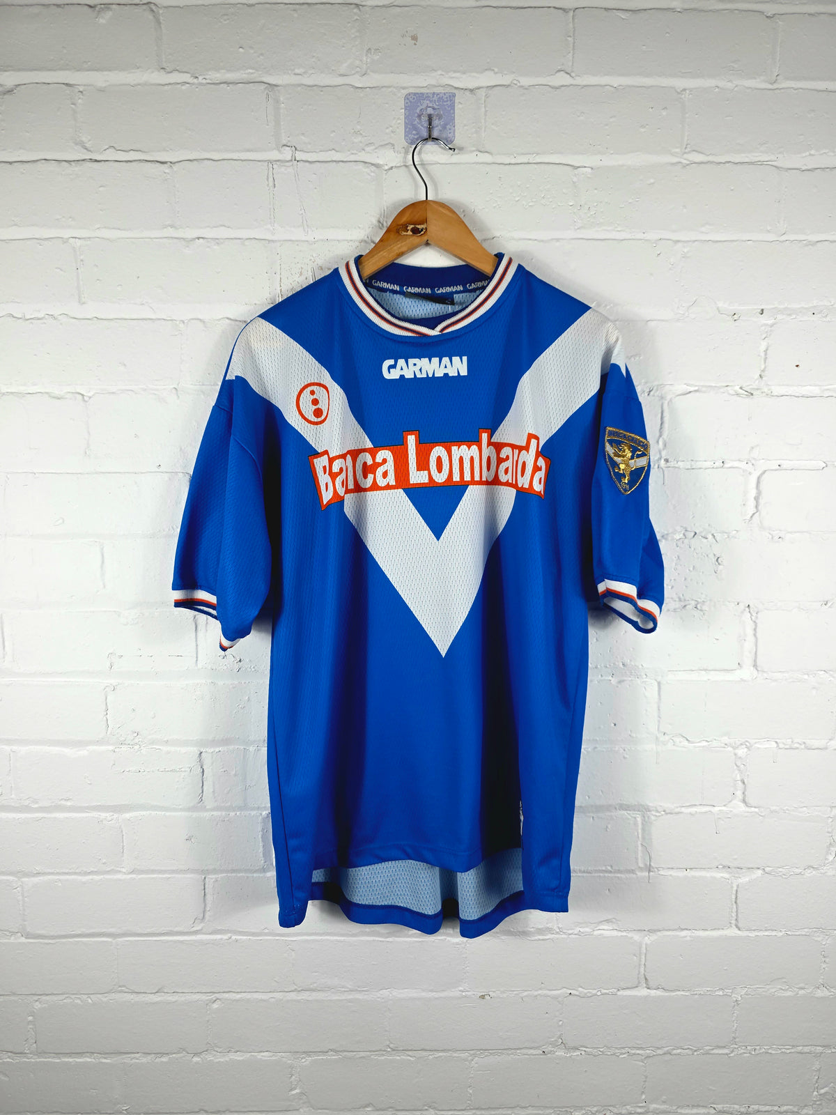 Garman Brescia 2001/02 'Baggio 10' Signed Home Shirt Large