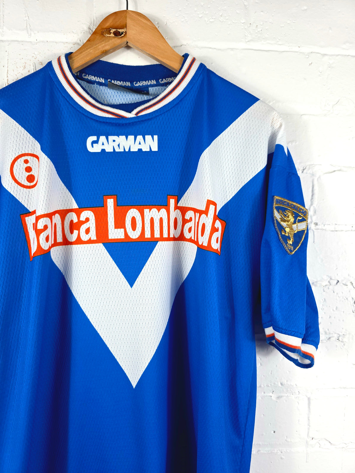 Garman Brescia 2001/02 'Baggio 10' Signed Home Shirt Large