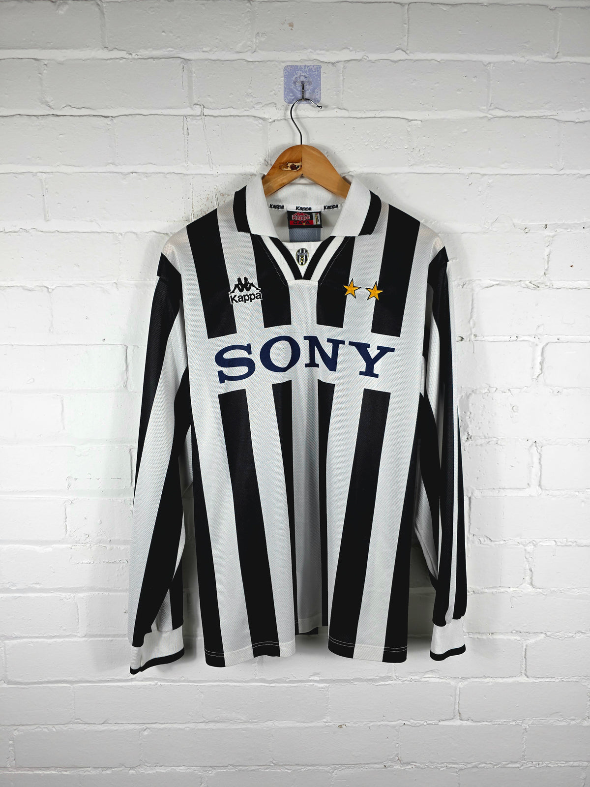 Kappa Juventus 1995/97 Long Sleeve Home Shirt Large