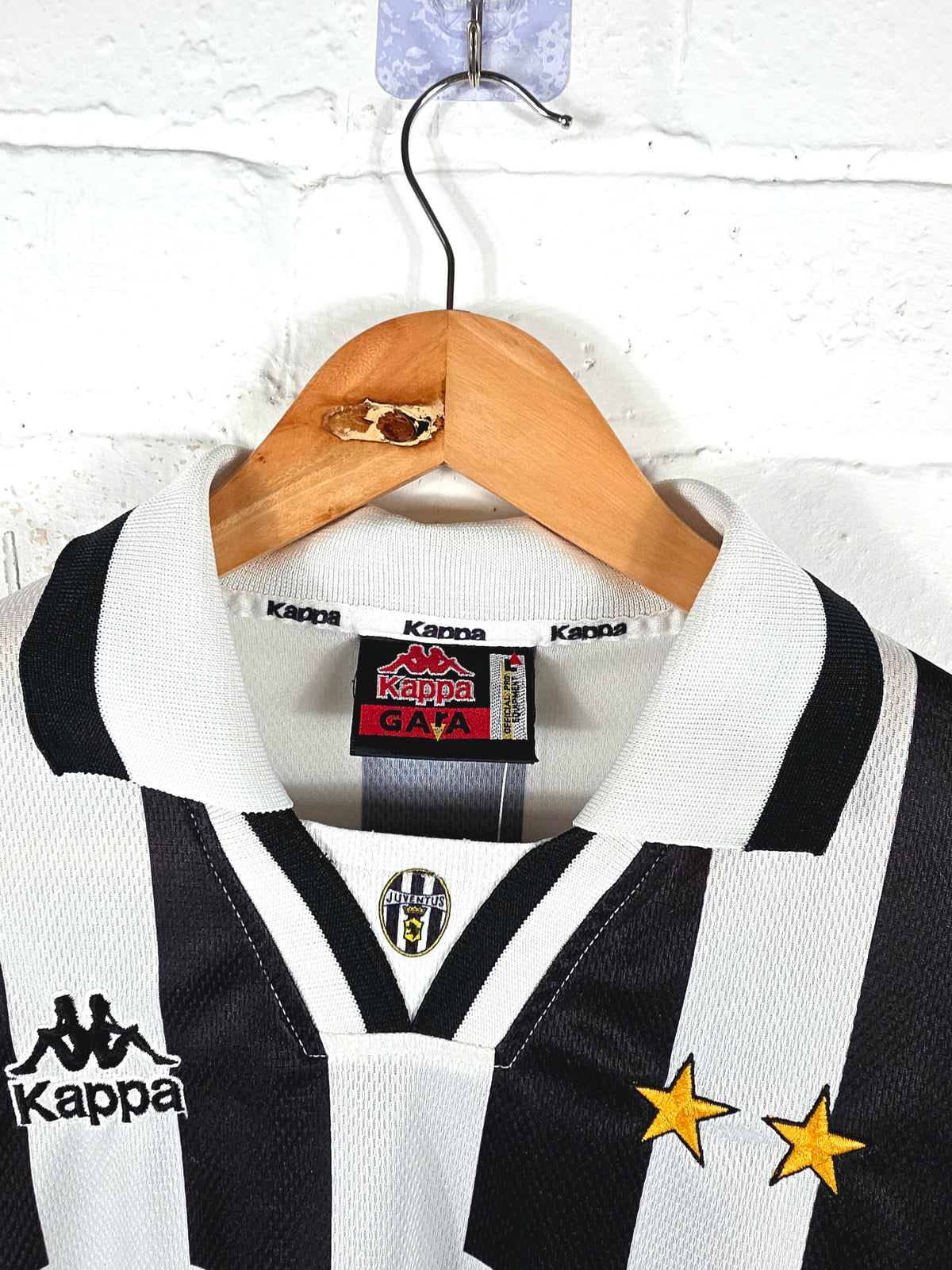 Kappa Juventus 1995/97 Long Sleeve Home Shirt Large
