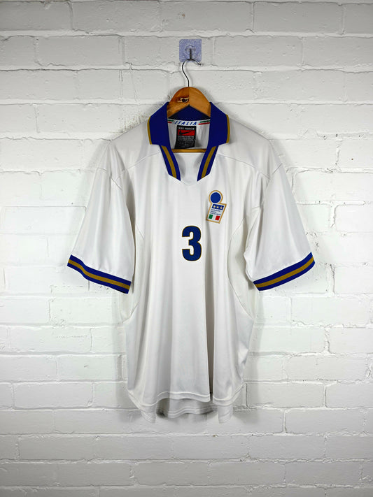 Nike Italy 1996/97 '3 (Maldini)' Match Issue Away Shirt XXL