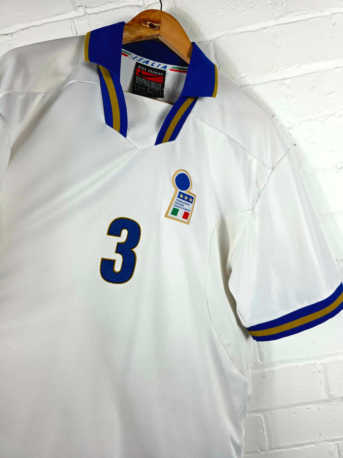 Nike Italy 1996/97 '3 (Maldini)' Match Issue Away Shirt XXL