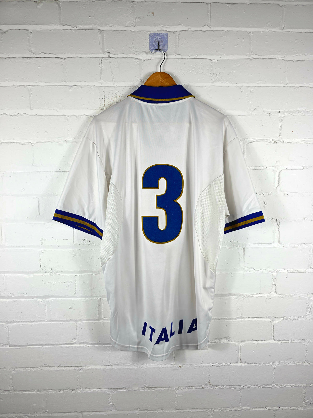 Nike Italy 1996/97 '3 (Maldini)' Match Issue Away Shirt XXL