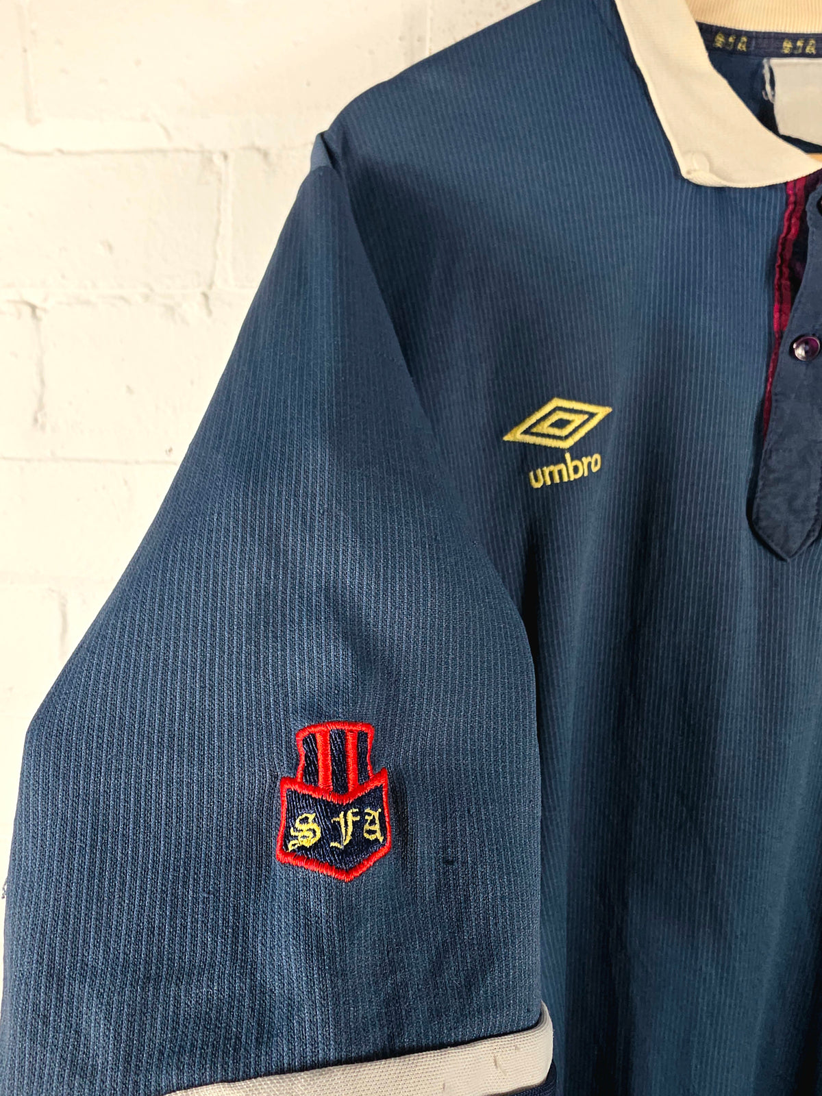 Umbro Scotland 1988/91 Italia 90 Home Shirt XL