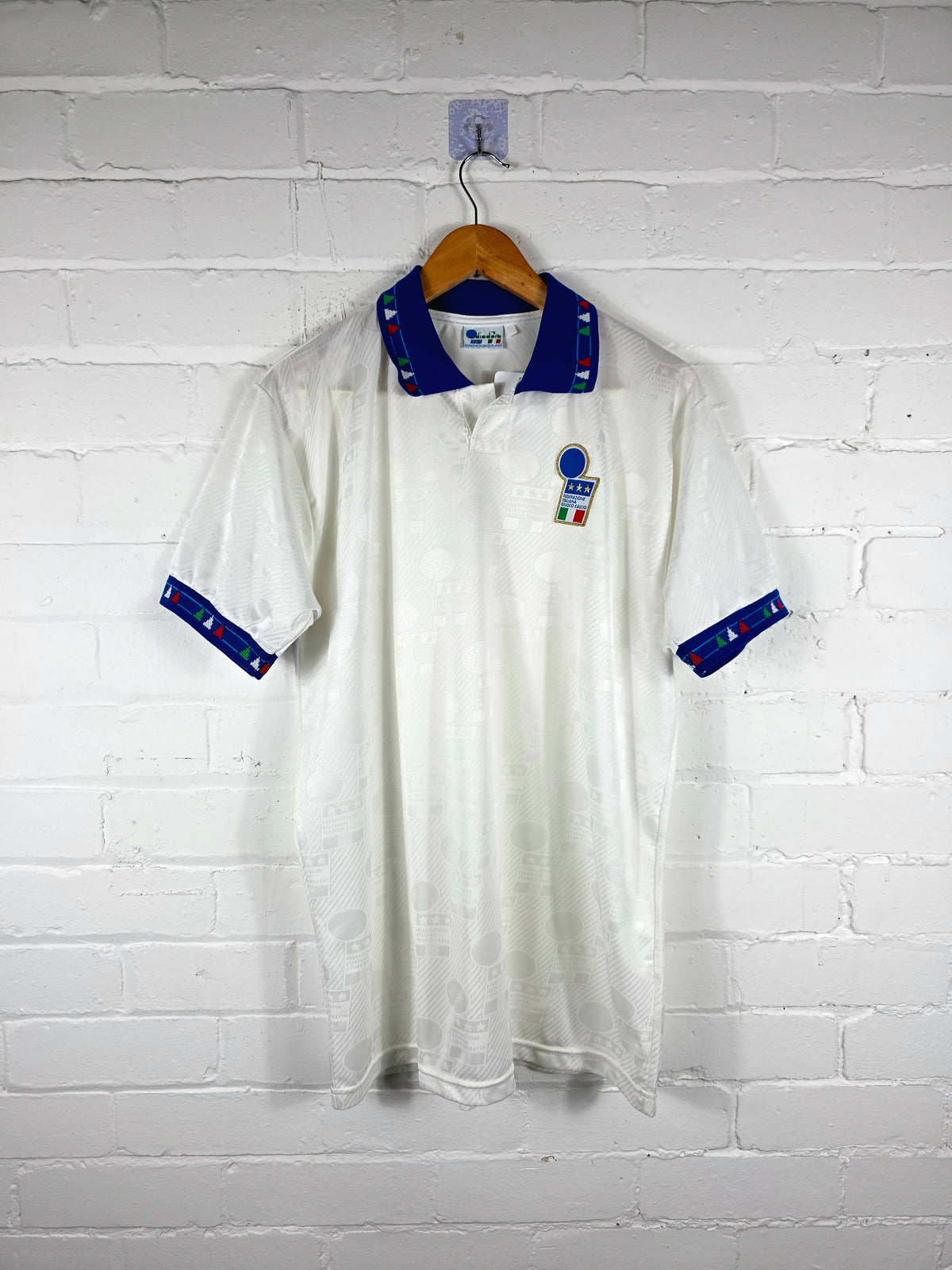 Diadora Italy 1993/94 Player Spec Away Shirt Large