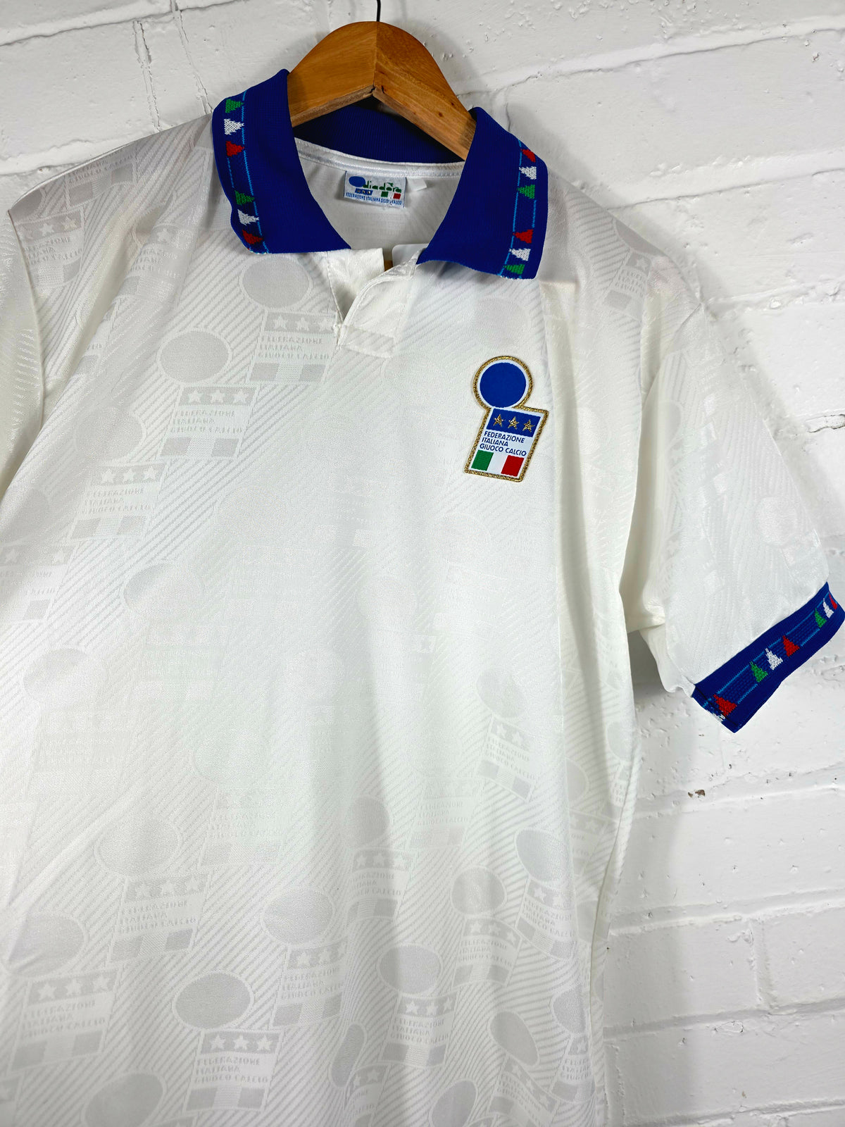 Diadora Italy 1993/94 Player Spec Away Shirt Large