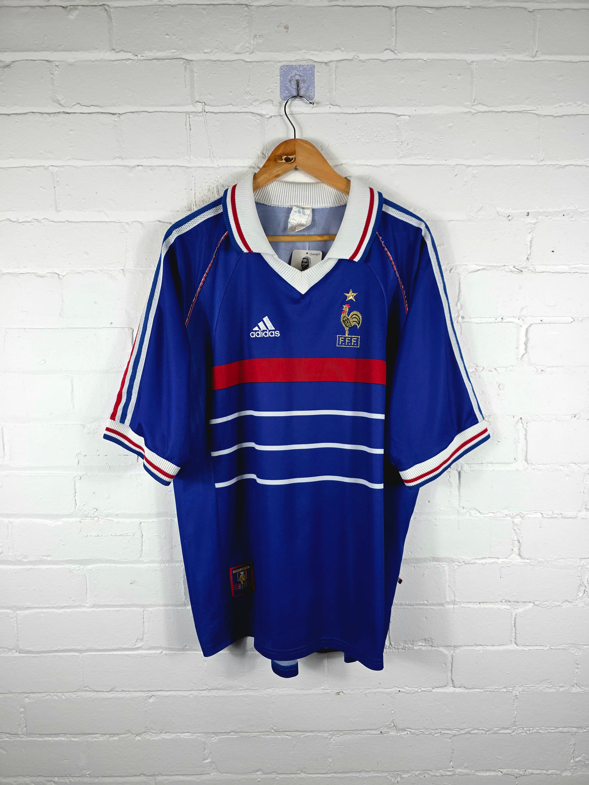 Adidas France 1998/00 Home Shirt XL