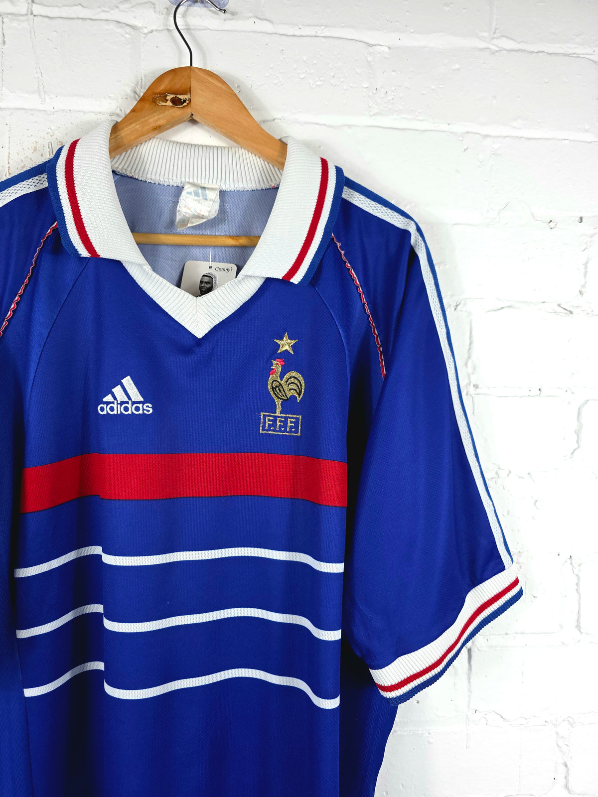 Adidas France 1998/00 Home Shirt XL