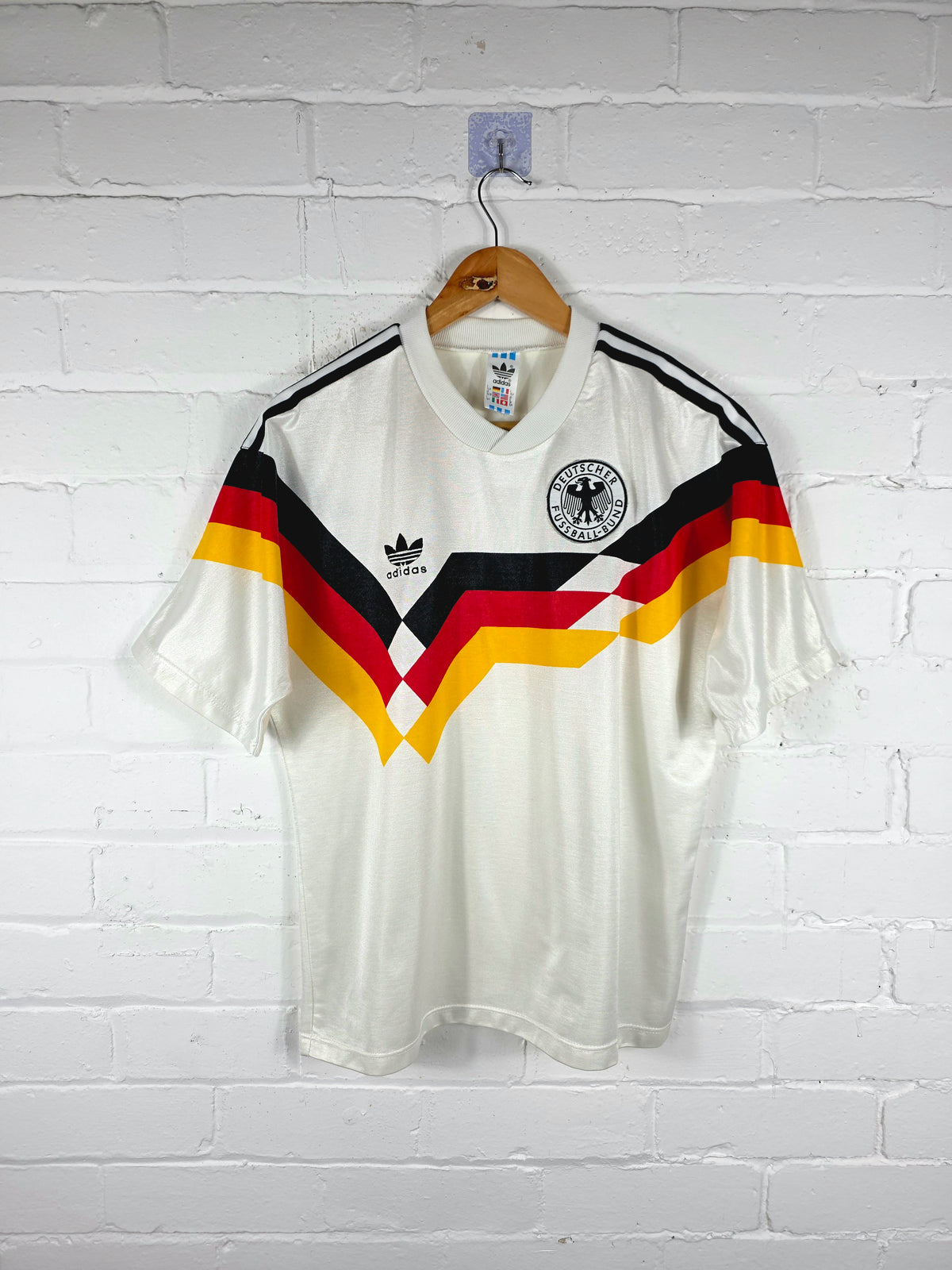 Adidas Germany 1988/90 Home Shirt Small