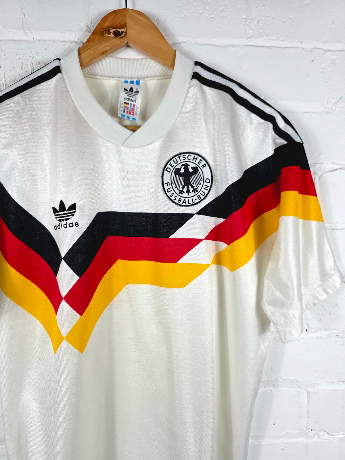 Adidas Germany 1988/90 Home Shirt Small