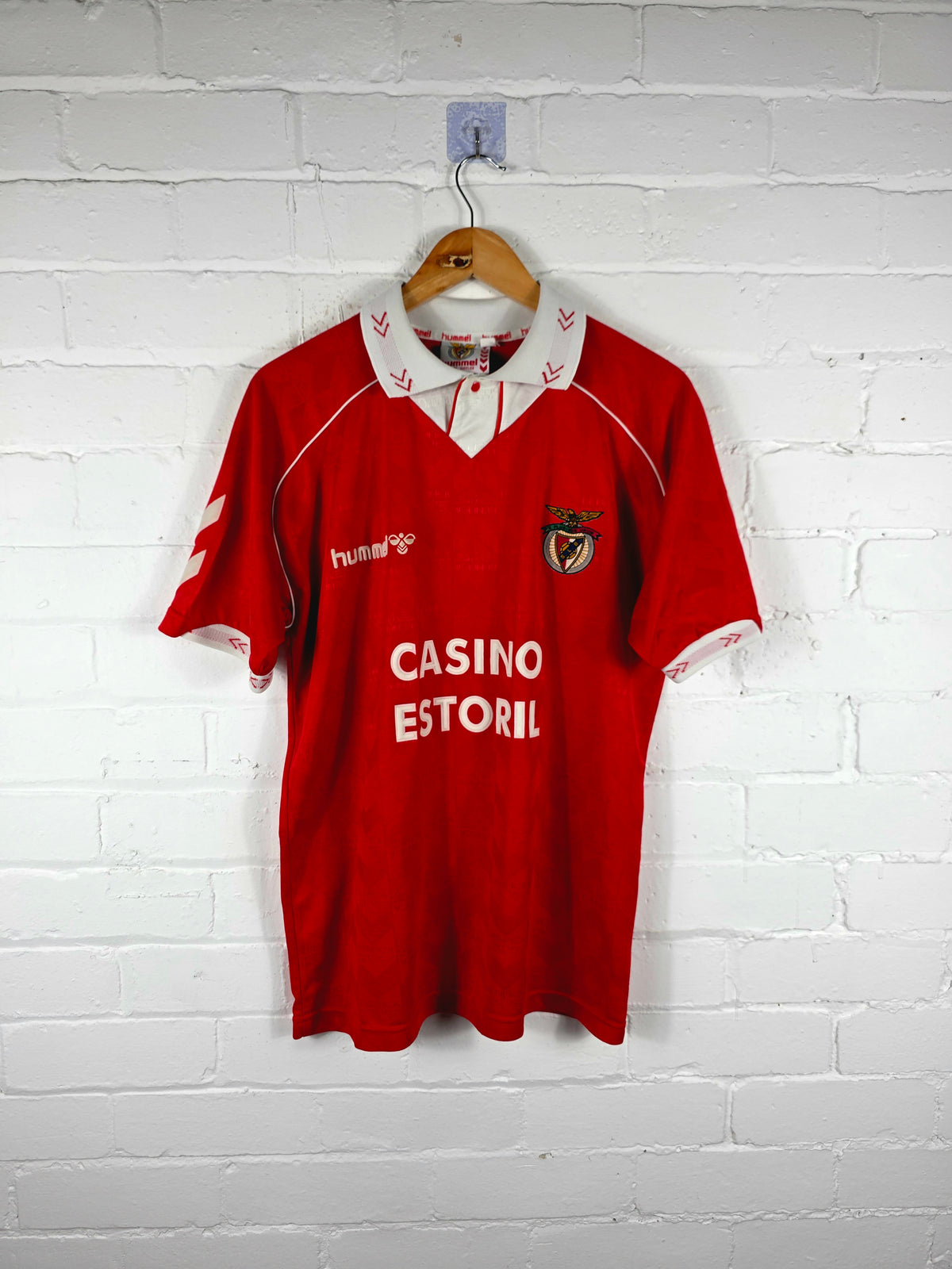 Hummel Benfica 1993/94 Home Shirt Medium