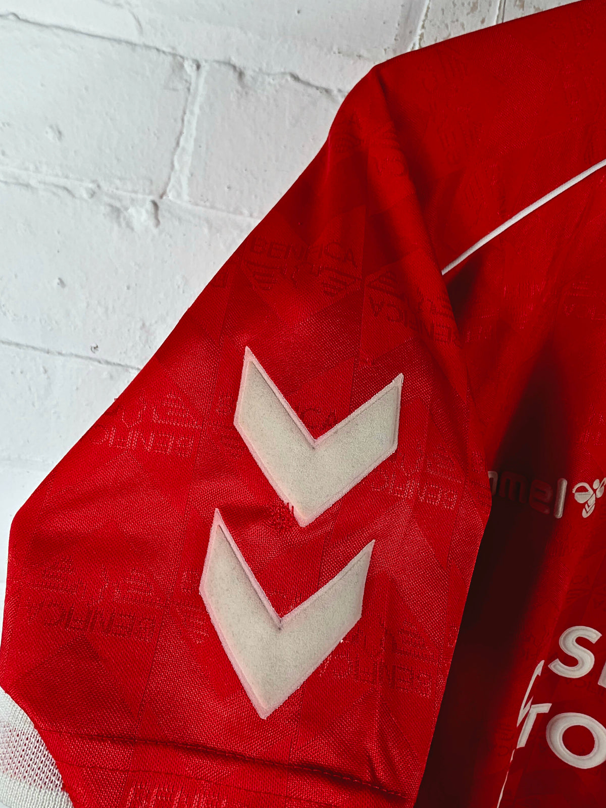 Hummel Benfica 1993/94 Home Shirt Medium