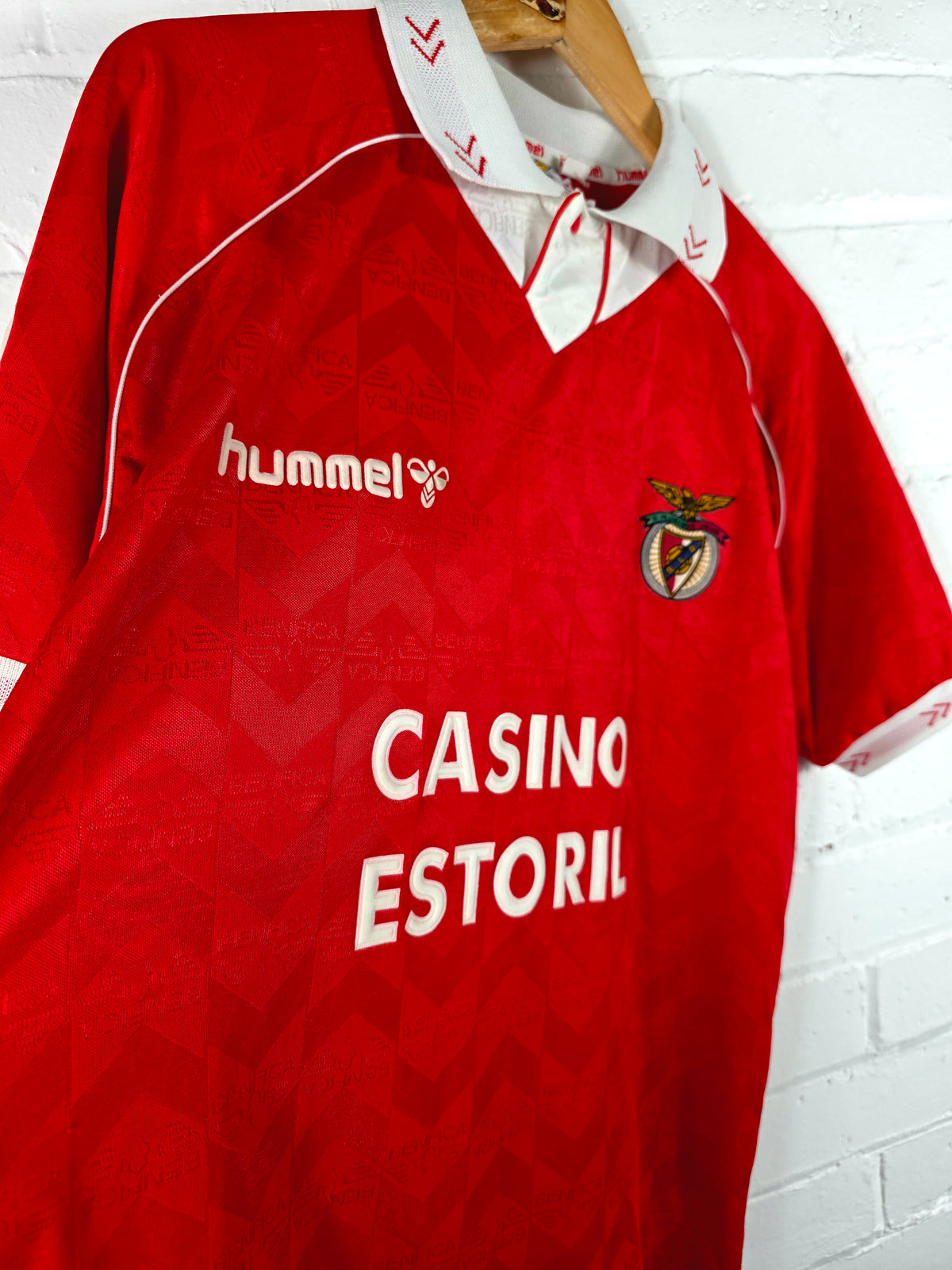 Hummel Benfica 1993/94 Home Shirt Medium