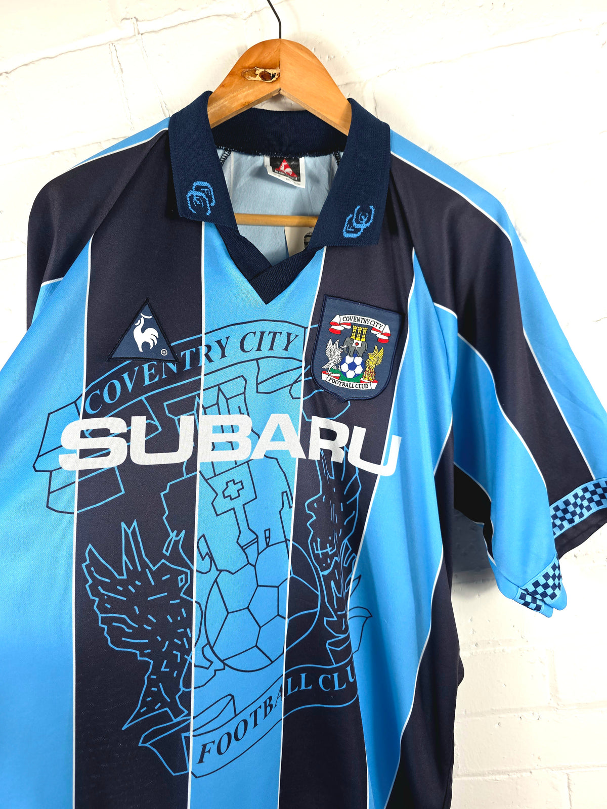 Le Coq Sportif Coventry 1997/1998 Home Shirt Large