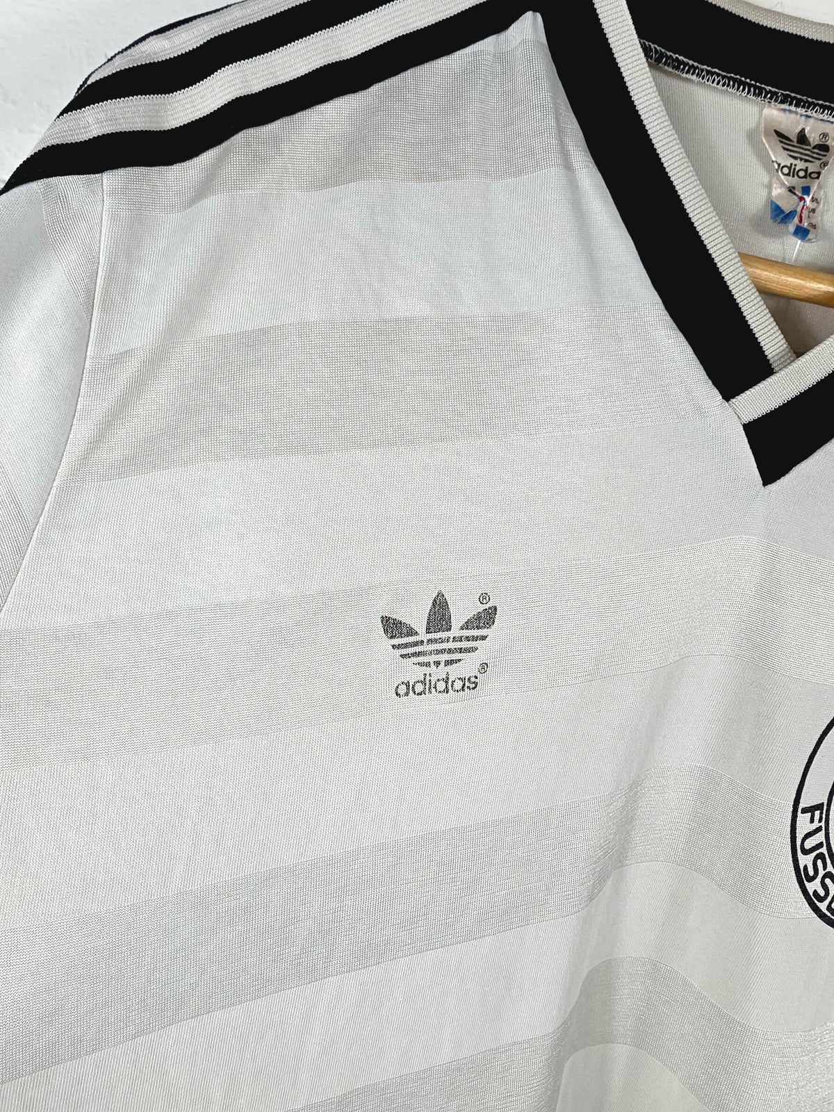 Adidas Germany 1984/86 Long Sleeve Home Shirt Large