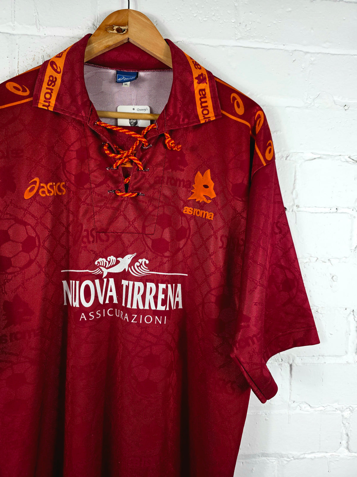 Asics Roma 1994/95 Home Shirt XL