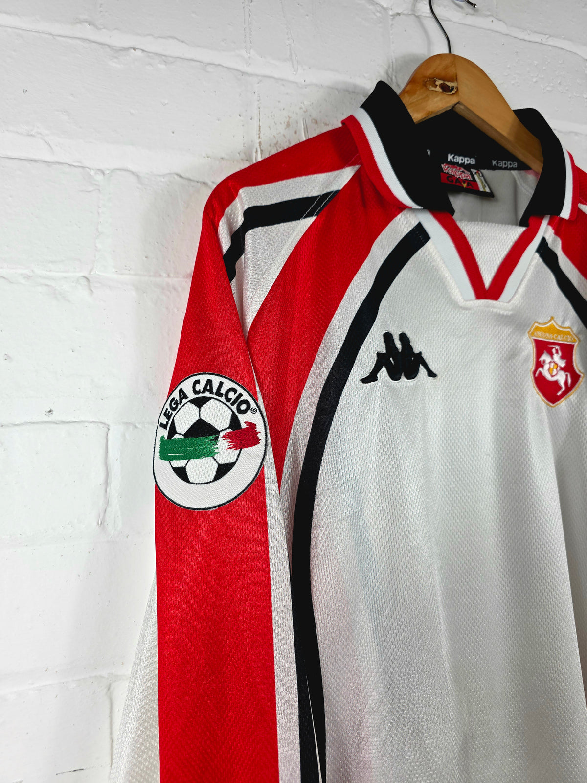 Kappa Ancona 1997/98 'Tentoni 6' Long Sleeve Match Issue Away Shirt XL
