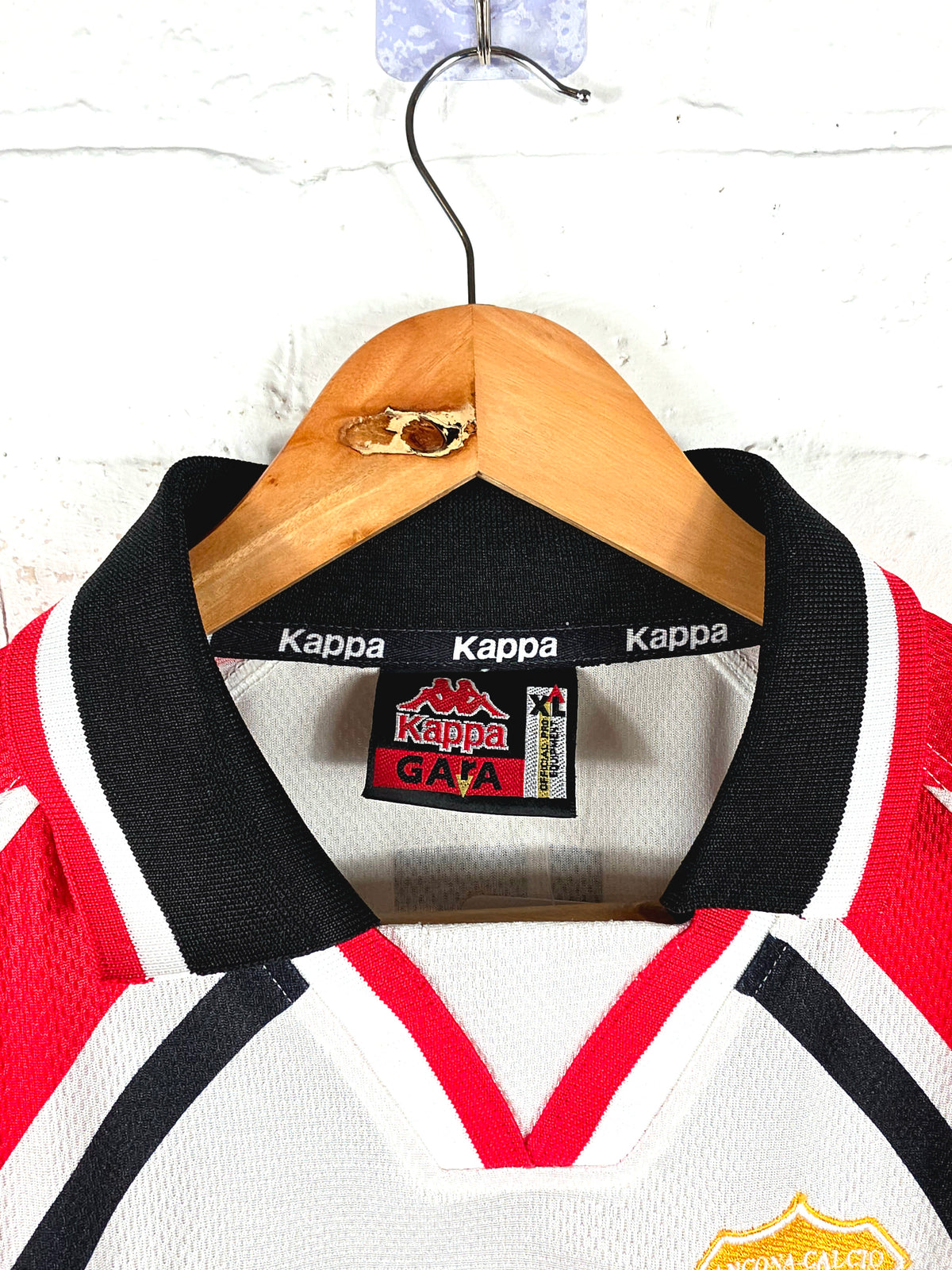 Kappa Ancona 1997/98 'Tentoni 6' Long Sleeve Match Issue Away Shirt XL