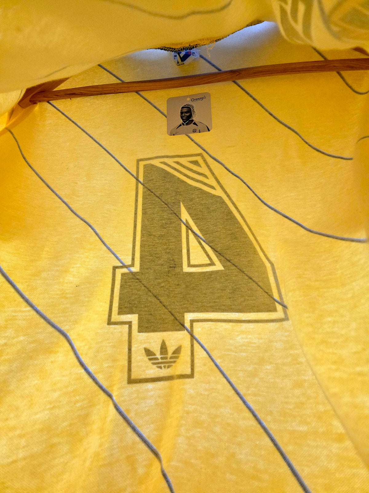 Adidas Sweden 1985/86 Match Issue Home Shirt Large