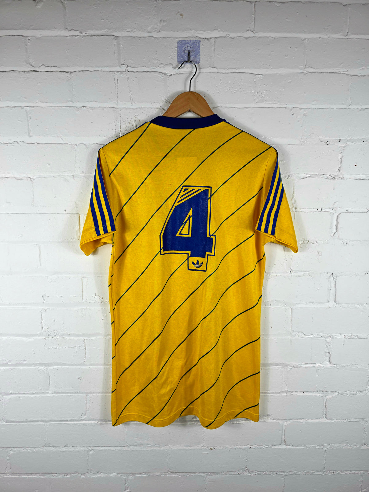 Adidas Sweden 1985/86 Match Issue Home Shirt Large