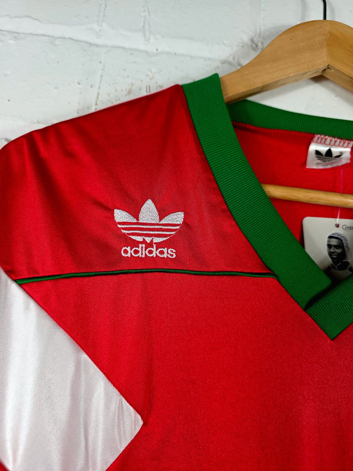Adidas Portugal 1990/91 Long Sleeve Match Issue Home Shirt XL