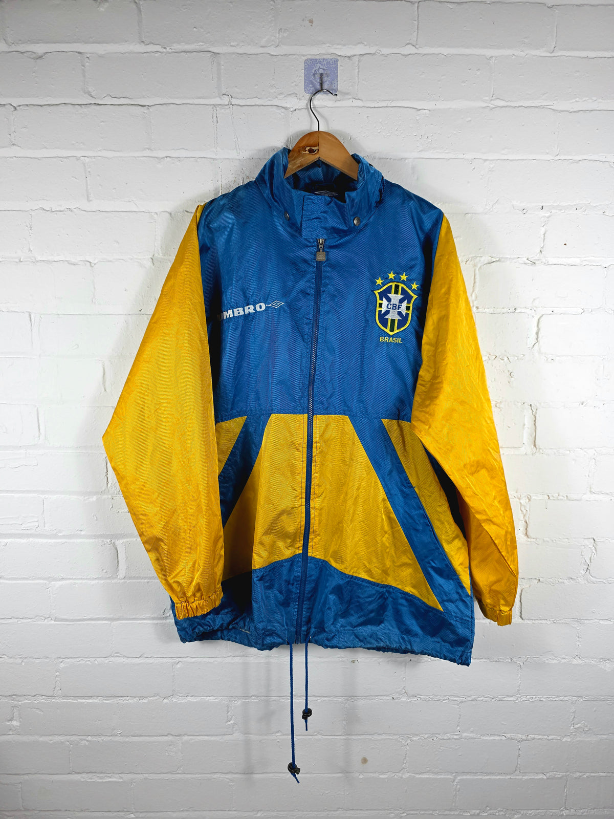 Umbro Brazil 1994/95 Training Rain Jacket Large