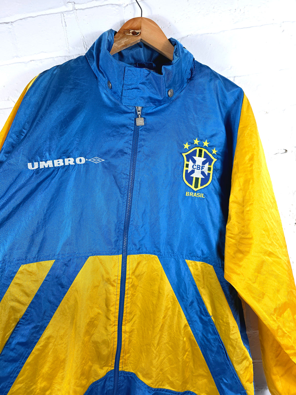 Umbro Brazil 1994/95 Training Rain Jacket Large