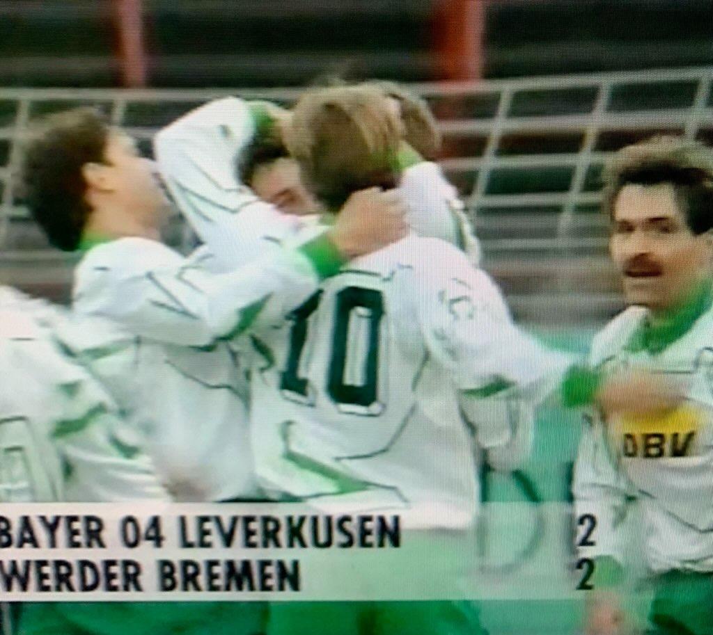 Puma Werder Bremen 1992/94 Long Sleeve Player Issue Home Shirt Large