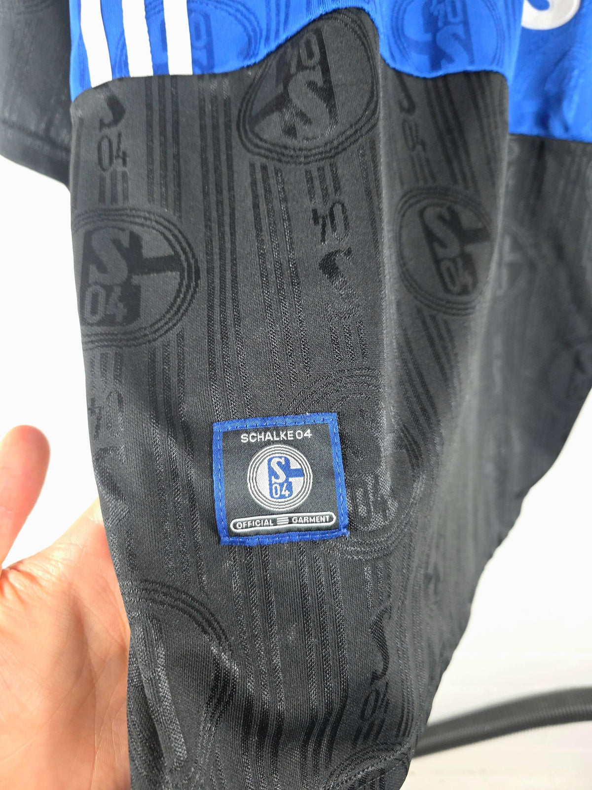 Adidas Schalke 04 1997/98 'Wilmots 24' Away Shirt Large