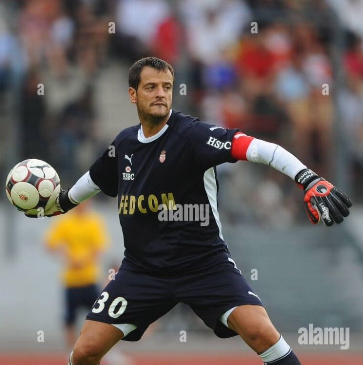 Puma A.S Monaco 08/09 '30 (Roma)' Long Sleeve Match Issue Goalkeeper Shirt XL
