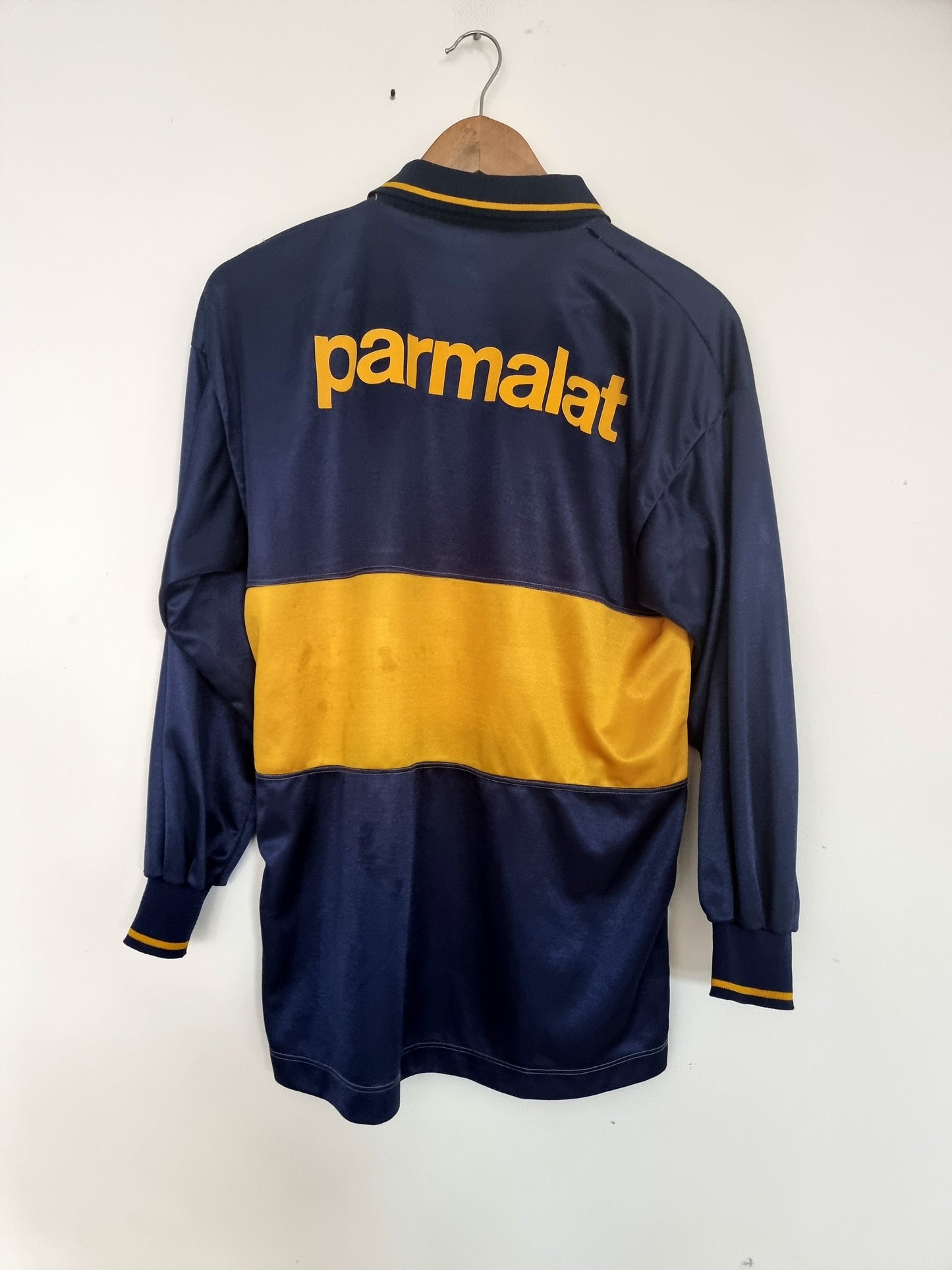 Olan Boca Juniors 93/95 Long Sleeve Home Shirt Medium