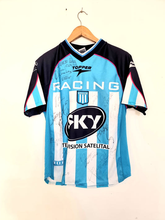 Topper Racing Club 2001 Signed Home Shirt Small