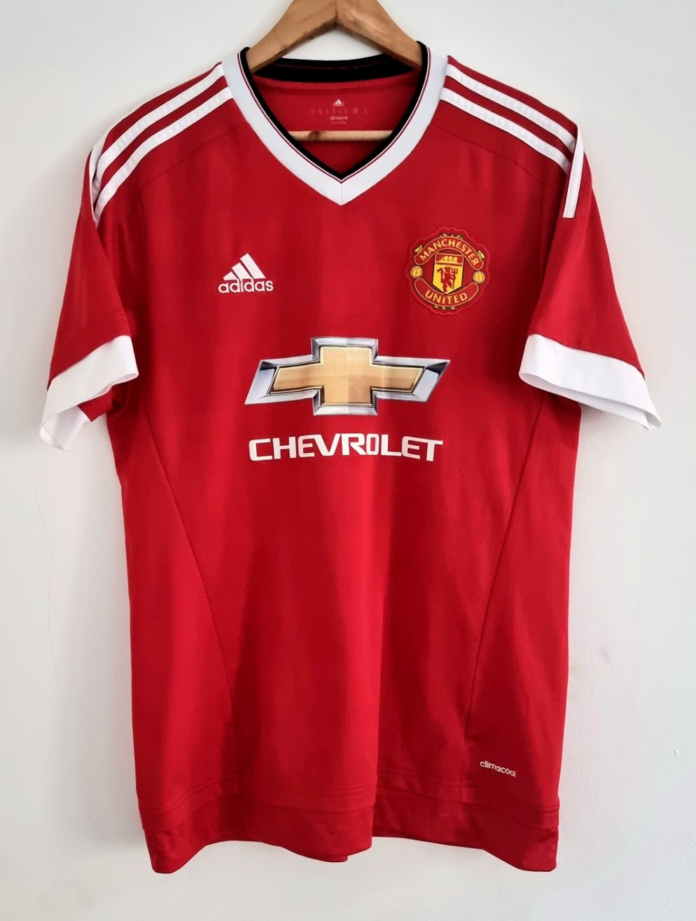 Adidas Manchester United 15/16 Home Shirt Medium