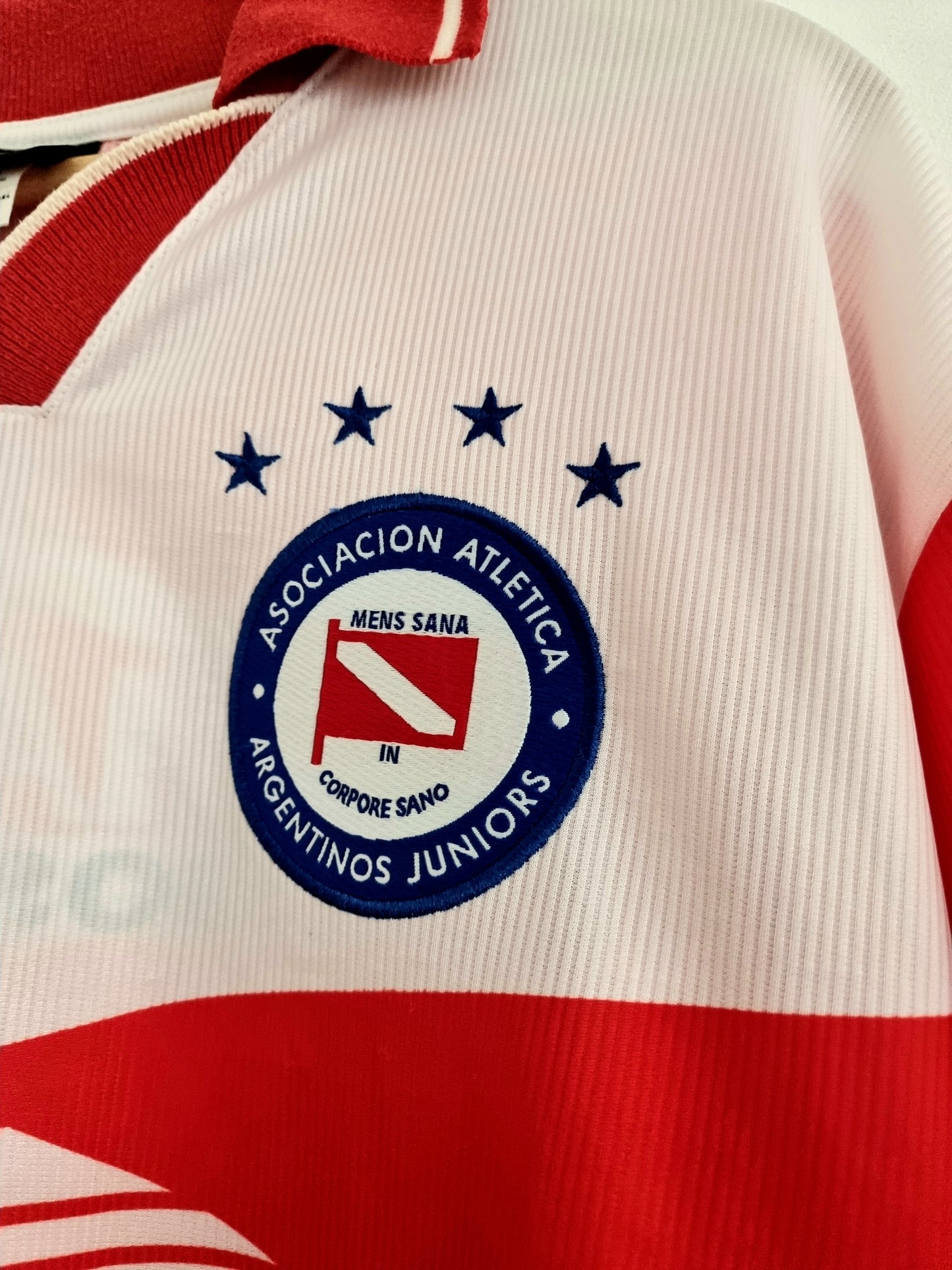 Envion Argentinos Juniors 01/02 Long Sleeve Home Shirt XL