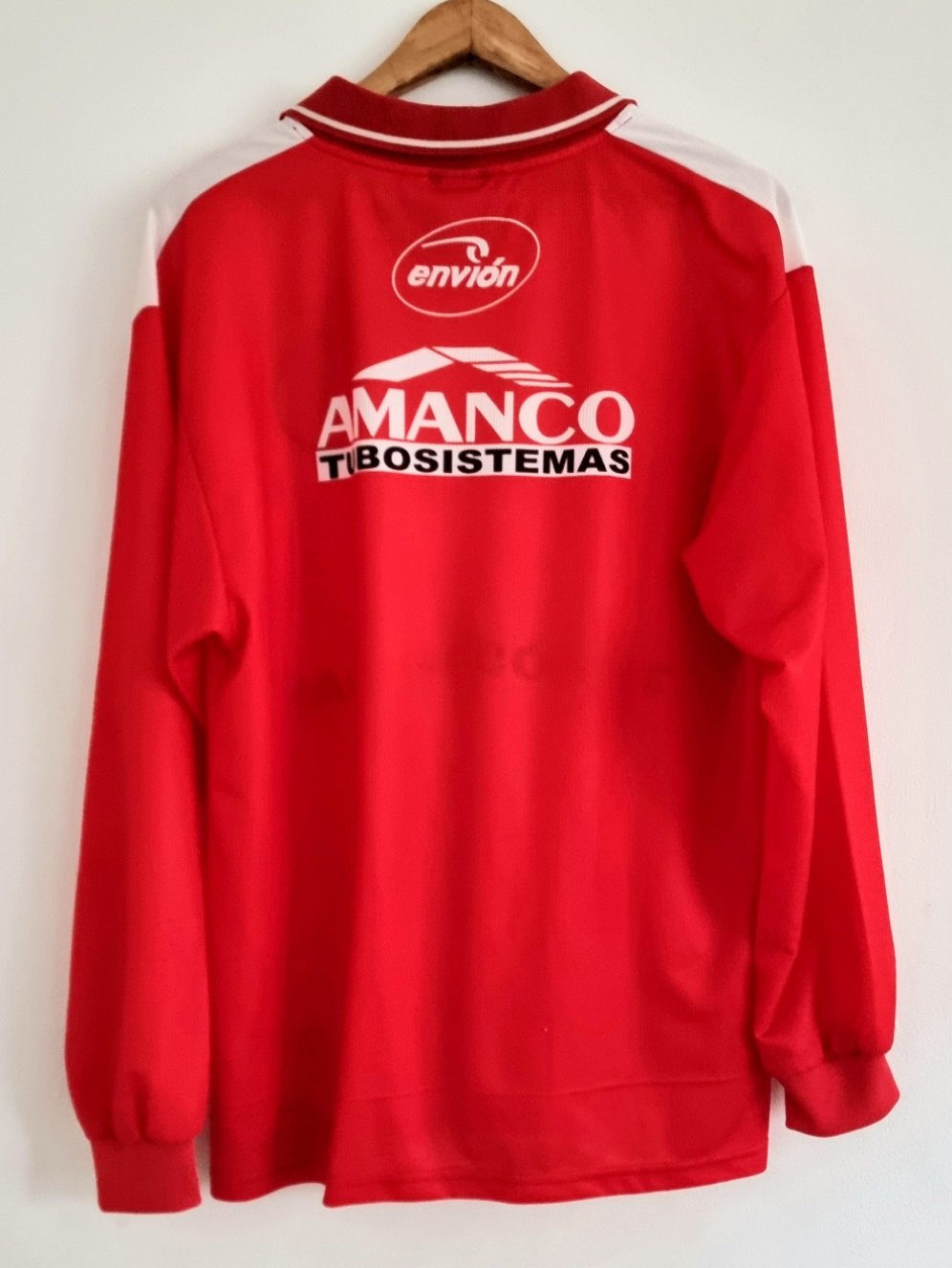 Envion Argentinos Juniors 01/02 Long Sleeve Home Shirt XL