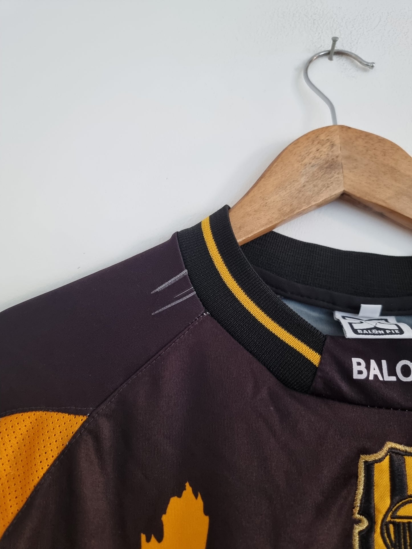 Balonpie Club Olimpo 04/05 Long Sleeve Home Shirt Large