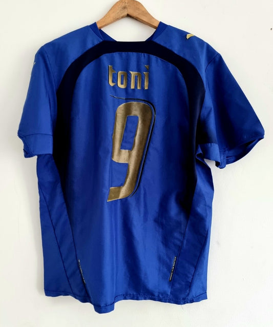 Puma Italy 06/07 'Toni 9' Home Shirt Large