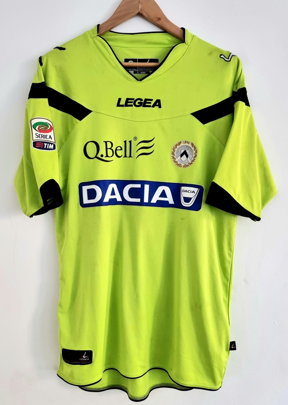 Legea Udinese 11/12 'Handanovic 1' Goalkeeper Shirt Large