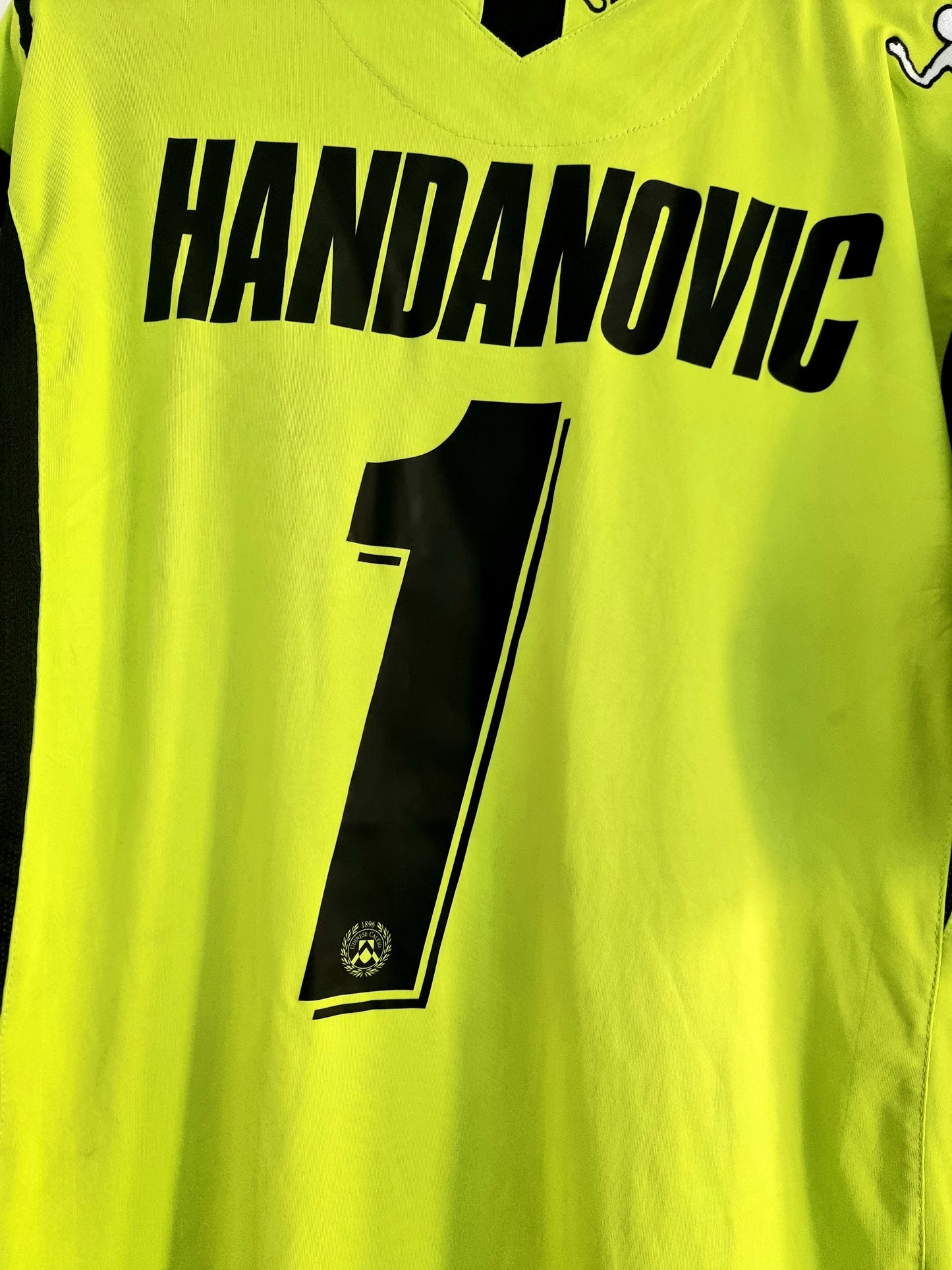 Legea Udinese 11/12 'Handanovic 1' Goalkeeper Shirt Large