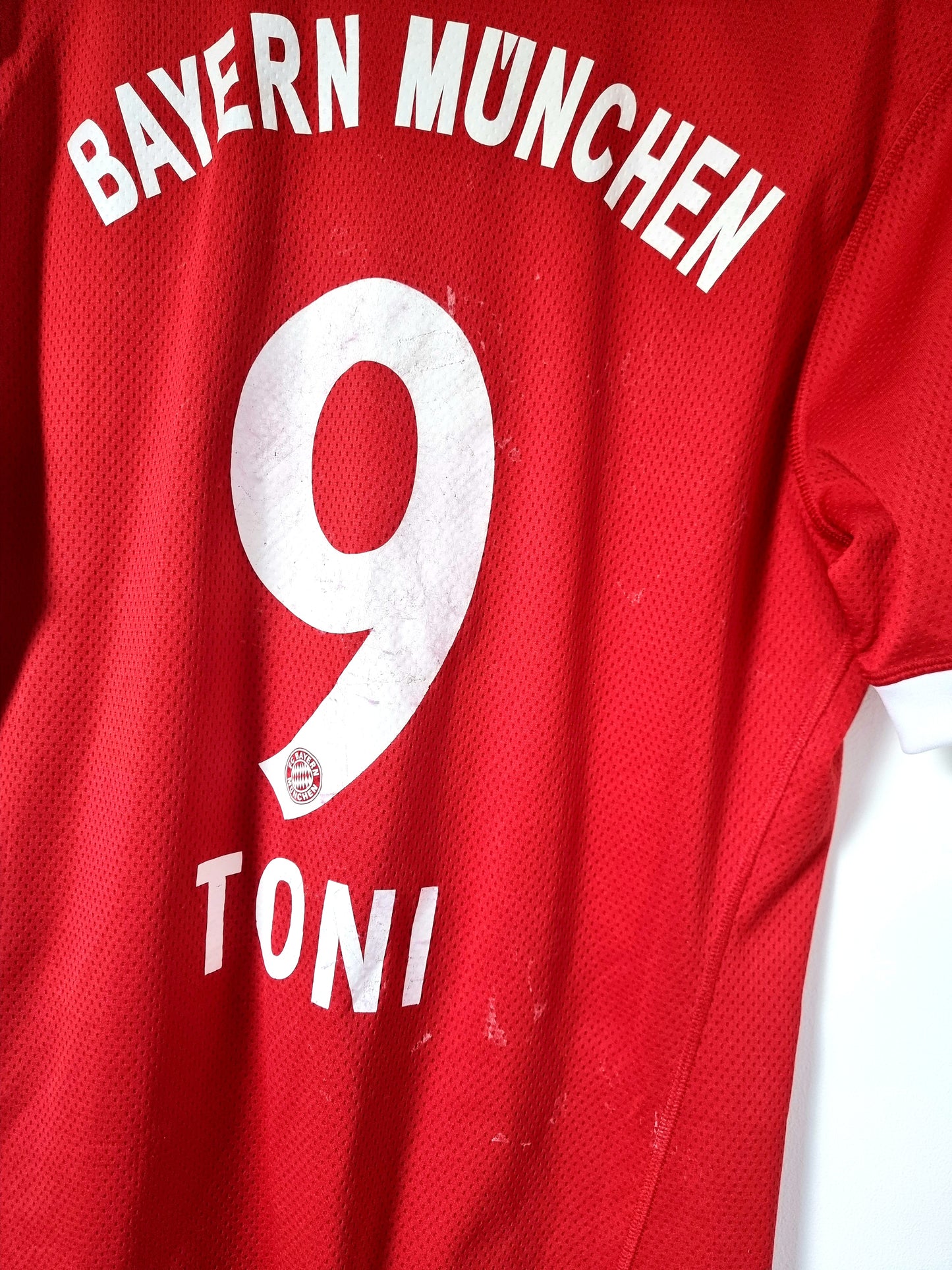 Adidas Bayern Munich 09/10 'Toni 9' Home Shirt Medium