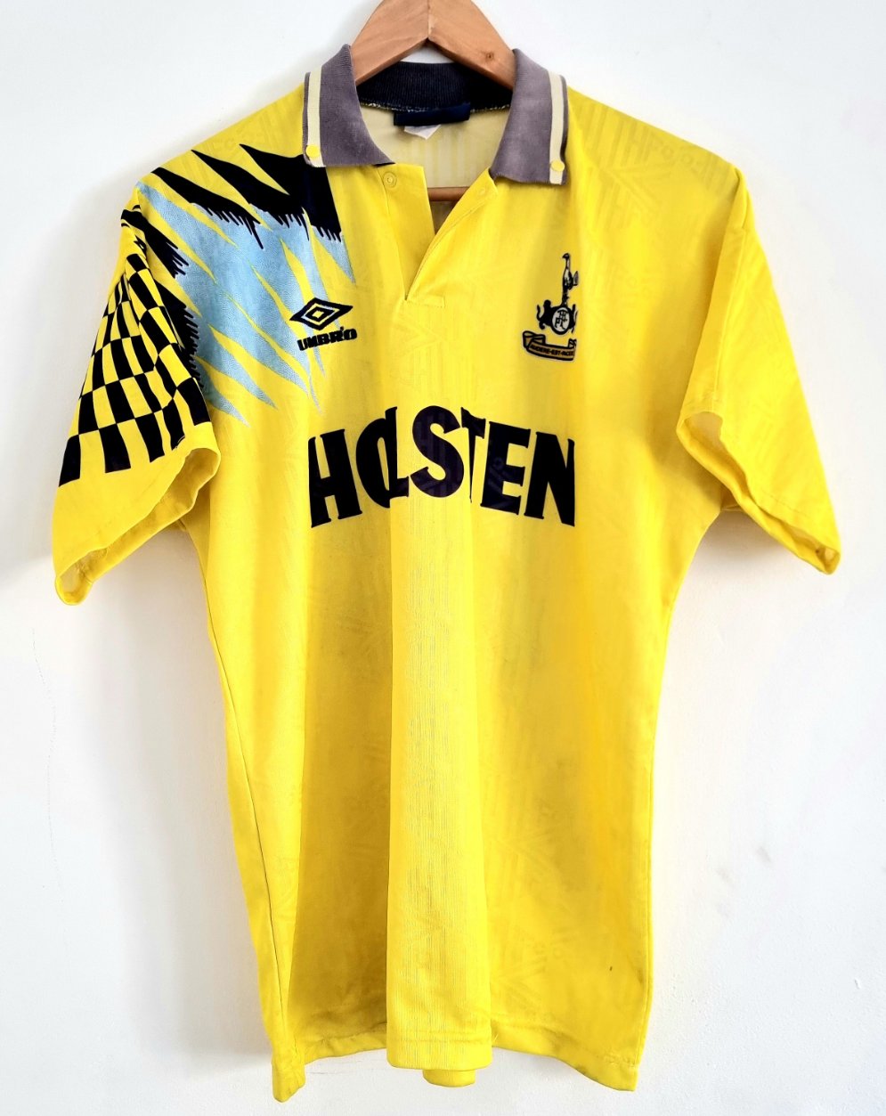 Umbro Tottenham Hotspur 1991-1994 Away Klinsmann 18 Jersey - USED Condition  (Great) - Size XL