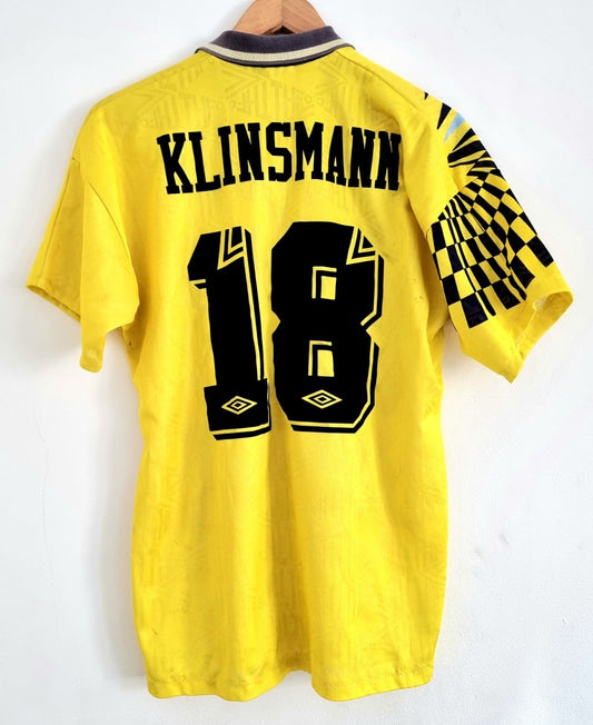 Umbro Tottenham Hotspur 91/95 'Klinsmann 18' Away Shirt Medium