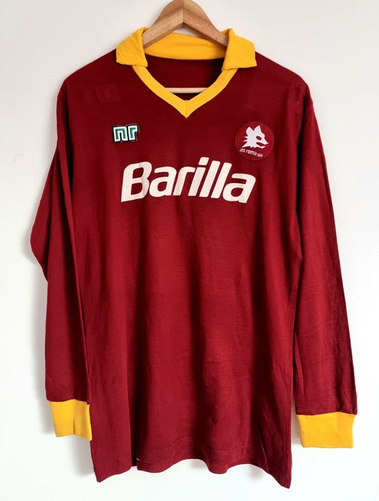 Ennerre Roma 87/88 Long Sleeve Home Shirt Medium