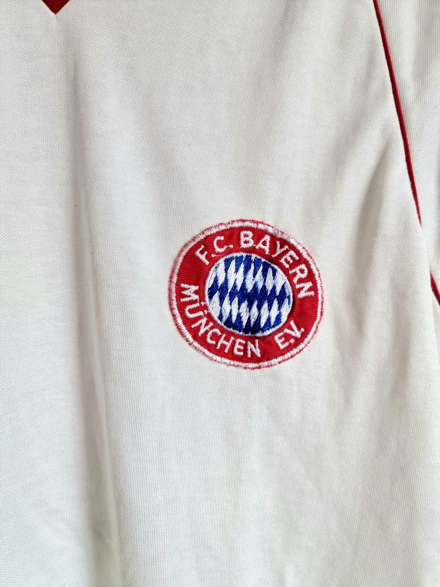 Adidas Bayern Munich Late 70s / Early 80s Long Sleeve Away Shirt Medium