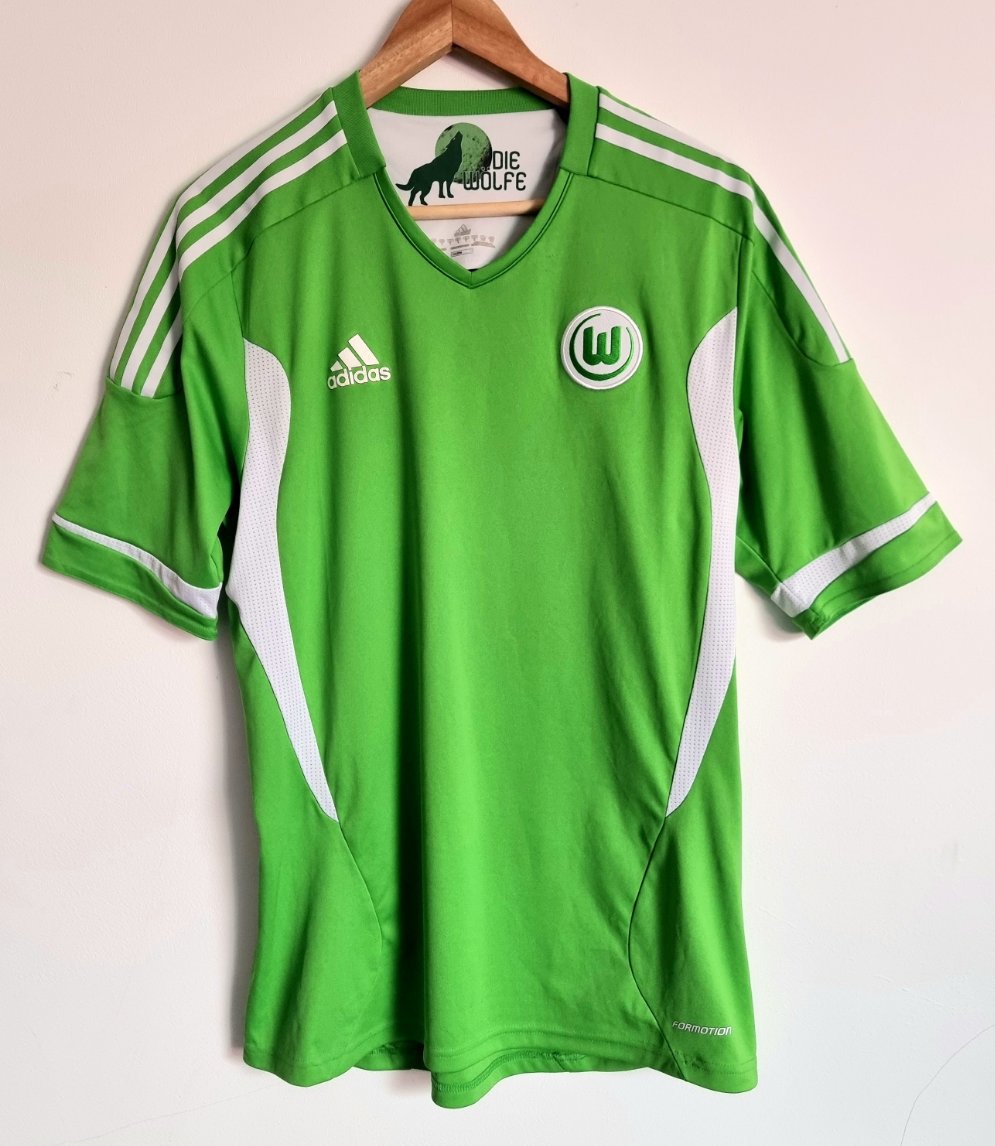 Adidas Formotion Wolfsburg 11/12 Player Issue Home Shirt Large