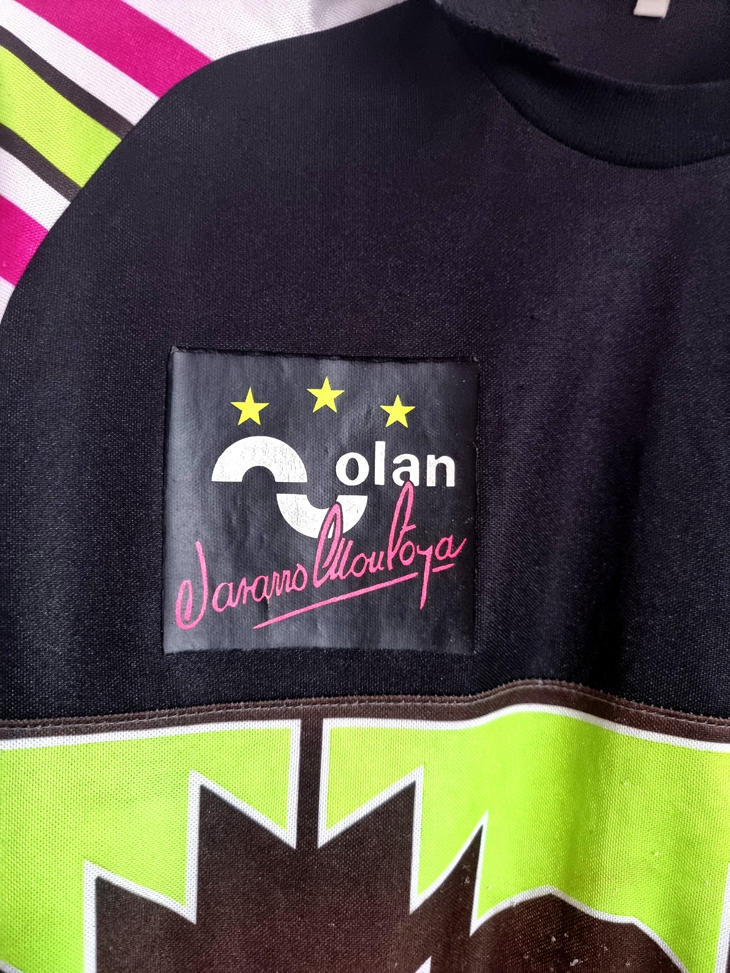 Olan Boca Juniors 92/93 '1 (Montoya)' Long Sleeve Goalkeeper Shirt Small