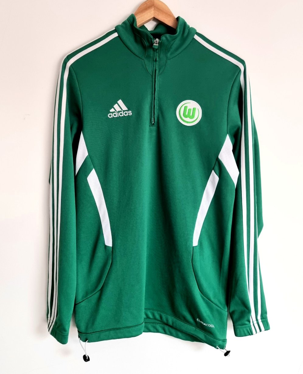 Adidas Wolfsburg 11/12 Training Quarter Zip Sweatshirt Small