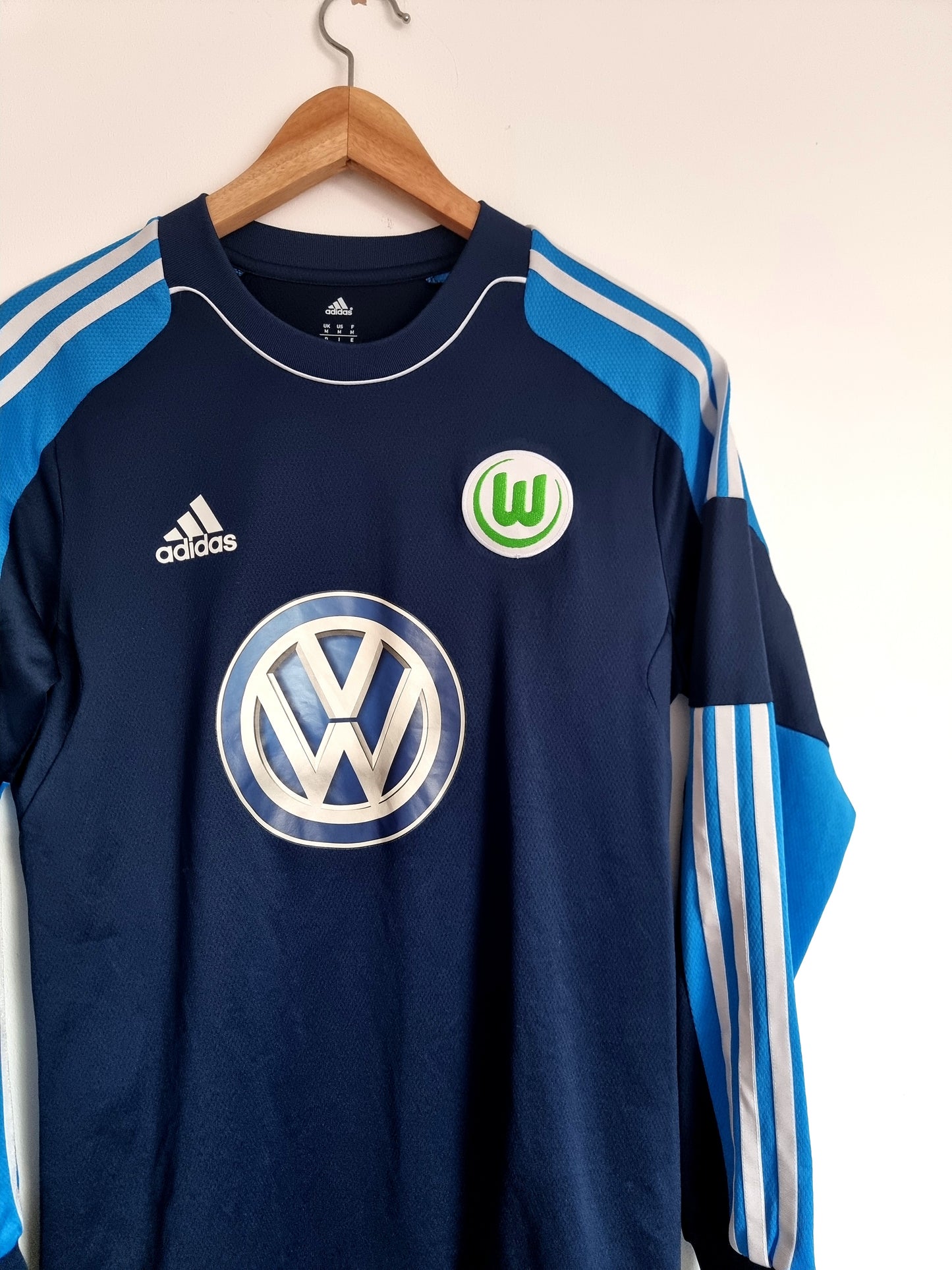 Adidas Formotion Wolfsburg II 13/14 Long Sleeve Regionalliga Player Issue Goalkeeper Shirt Medium