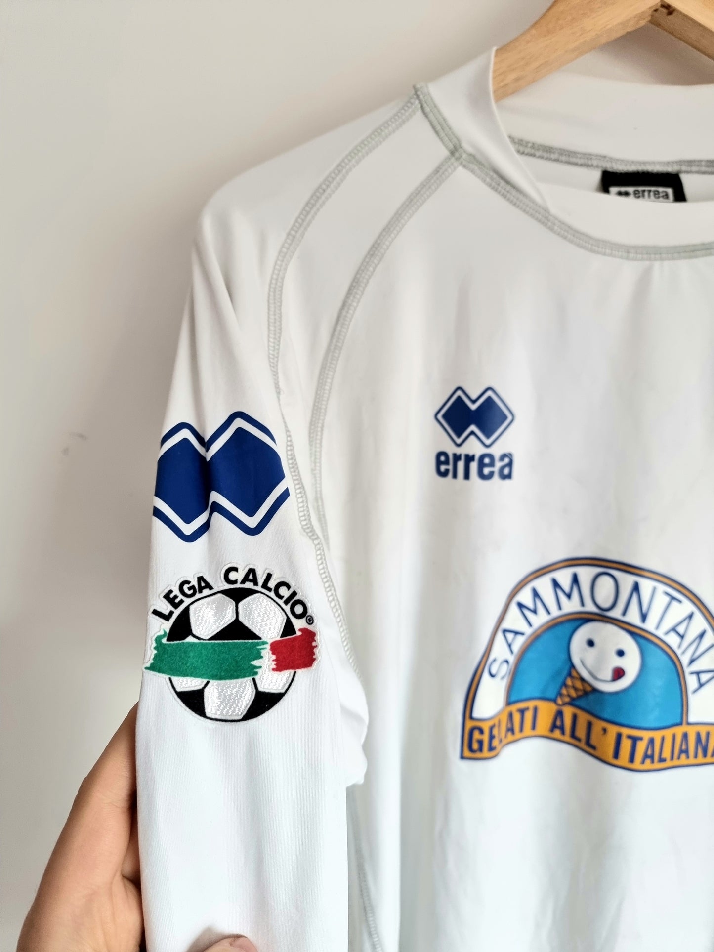 Errea Empoli 03/04 'Vargas 31' Player Issue Long Sleeve Away Shirt XL