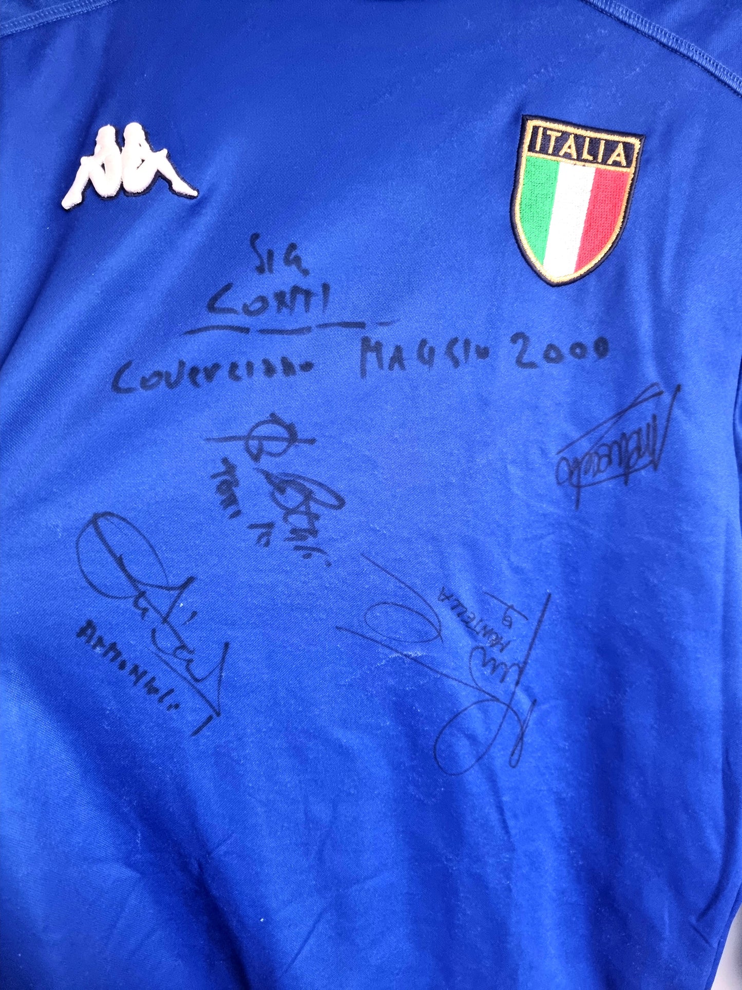 Kappa Italy 98/00 Signed Long Sleeve Home Shirt Small